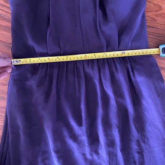 Amethyst, Vera Wang White Bridesmaid collection, halter, chiffon, size 10 - Picture 11 of 16